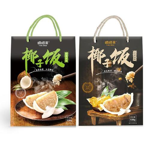 【2盒装】嘀嗒果椰子饭538g*2盒装海南特产文昌鸡肉米饭糯米椰香